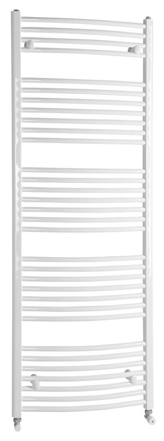 Aqualine Orbit gebogen design radiator 60x187cm wit 1033Watt