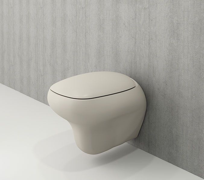 Bocchi Fenice toiletpot mat jasmijn met softclose zitting