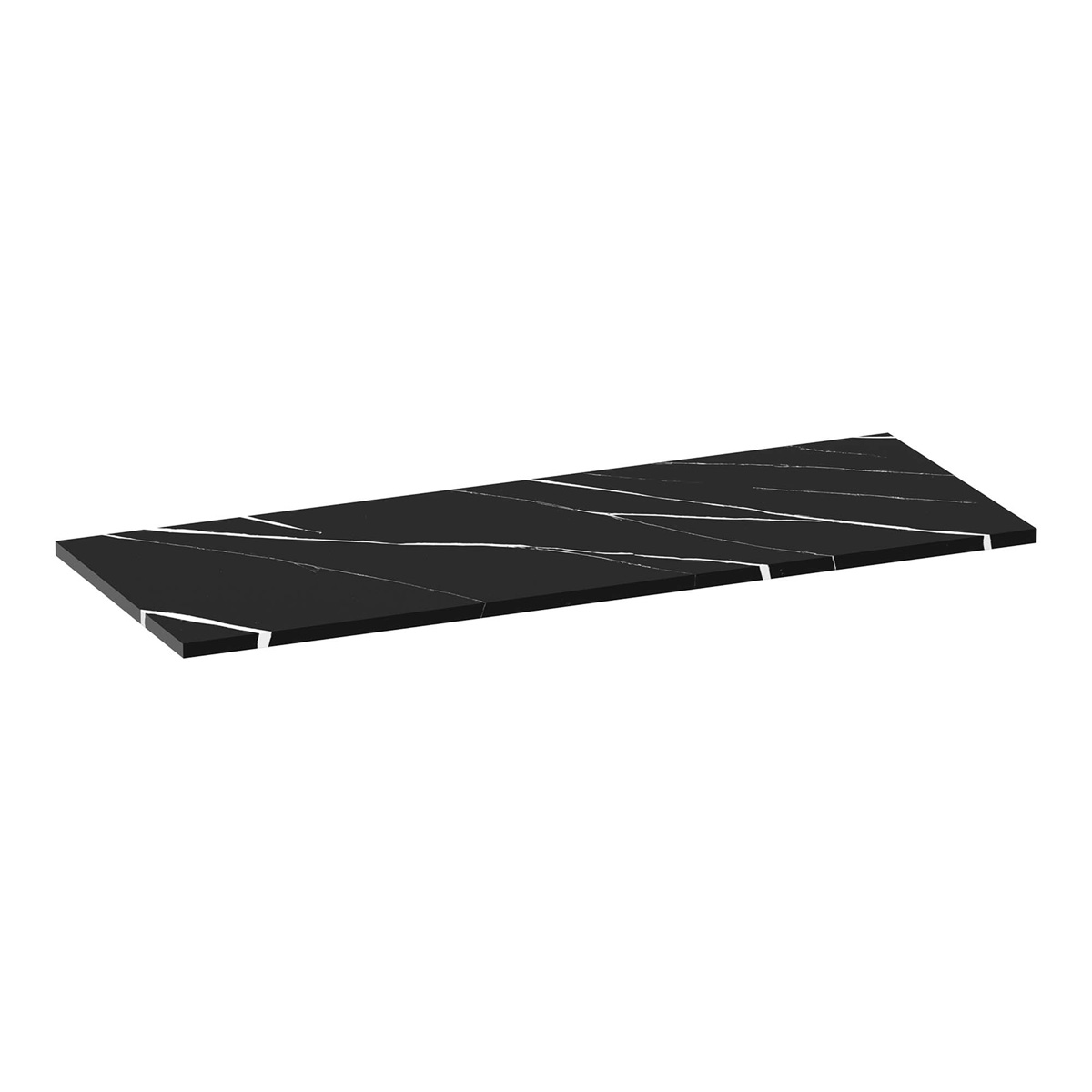 Brauer Mirage toppaneel marmerlook 120cm nero marquina