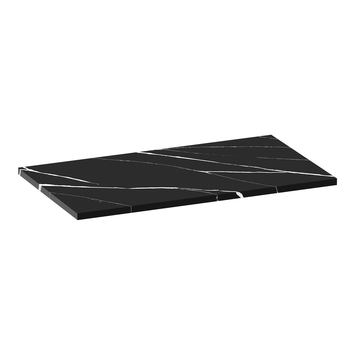 Brauer Mirage toppaneel marmerlook 80cm nero marquina