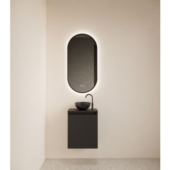 Gliss Design Echo toiletmeubel 40cm zwart mat