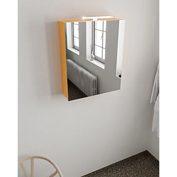 Mondiaz Cubb spiegelkast 50x70x16cm kleur ocher met 1 deur