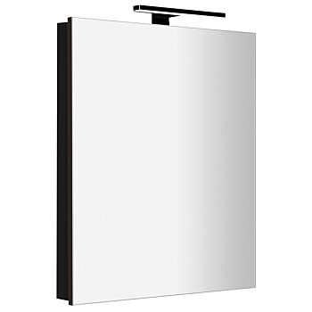 Sapho Greta spiegelkast met LED-verlichting 60x70cm zwart mat