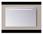 Product afbeelding van: Sanicare Q-mirrors spiegel zonder omlijsting / PP geslepen 120 cm. 1 x horizontale strook met warm white leds