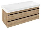 Product afbeelding van: Sapho Sitia wastafelmeubel 105x55x45cm eiken