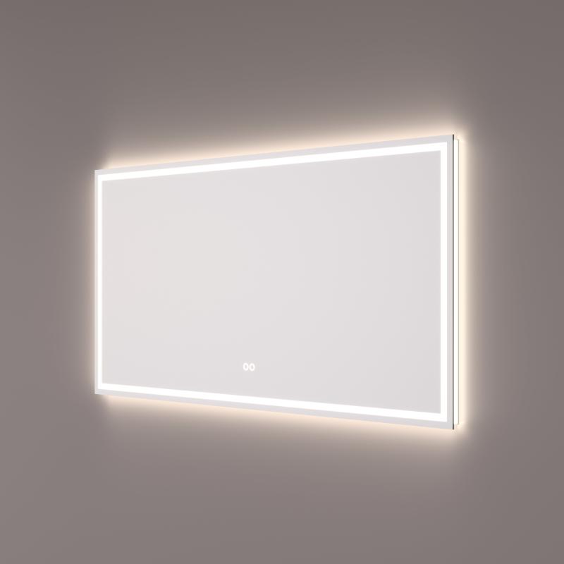 Hipp Design 9000 spiegel 160x70cm met LED verlichting, touchdimmer en spiegelverwarming