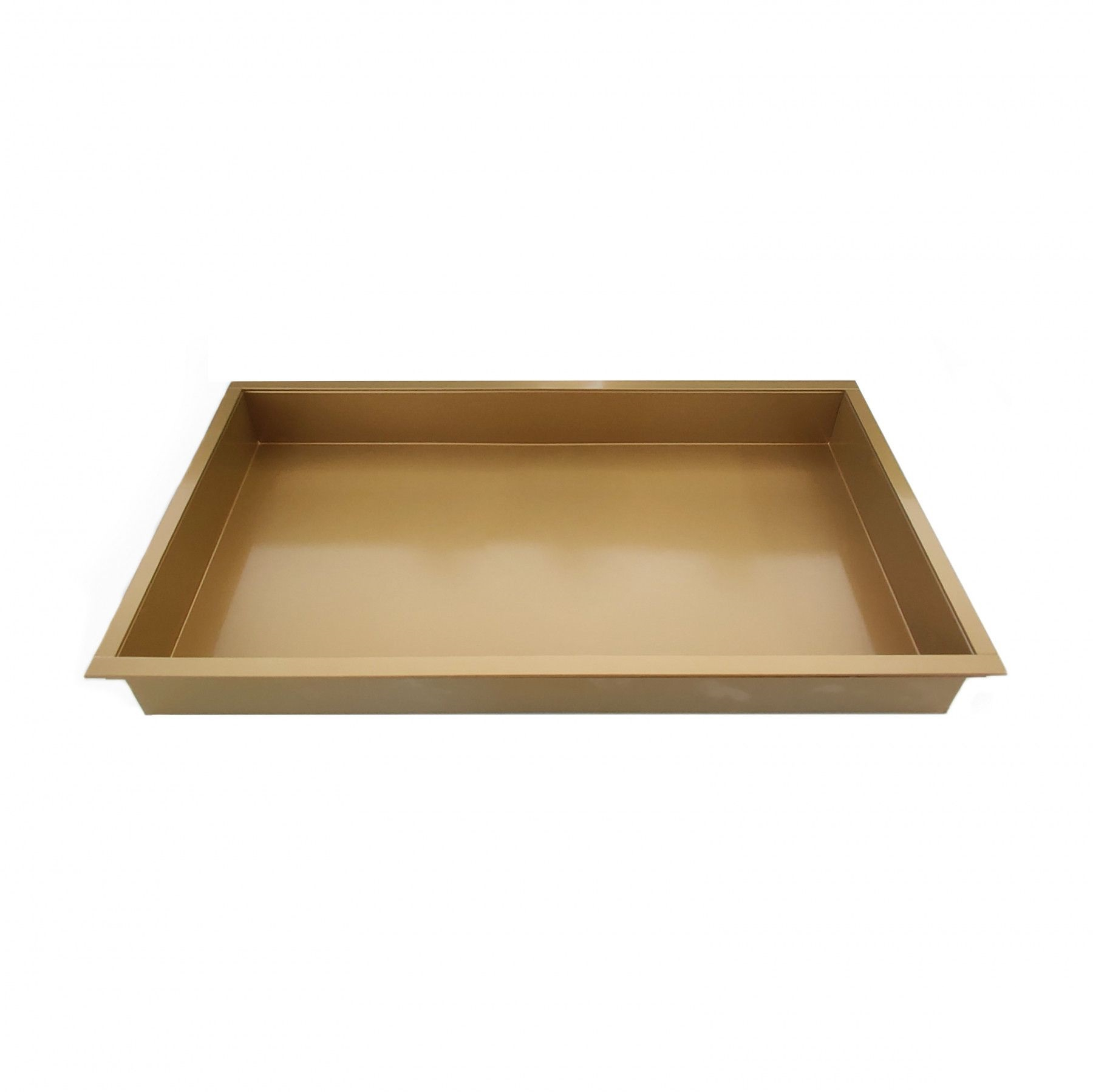 Mueller inbouw nis 30x60x10cm RVS goud