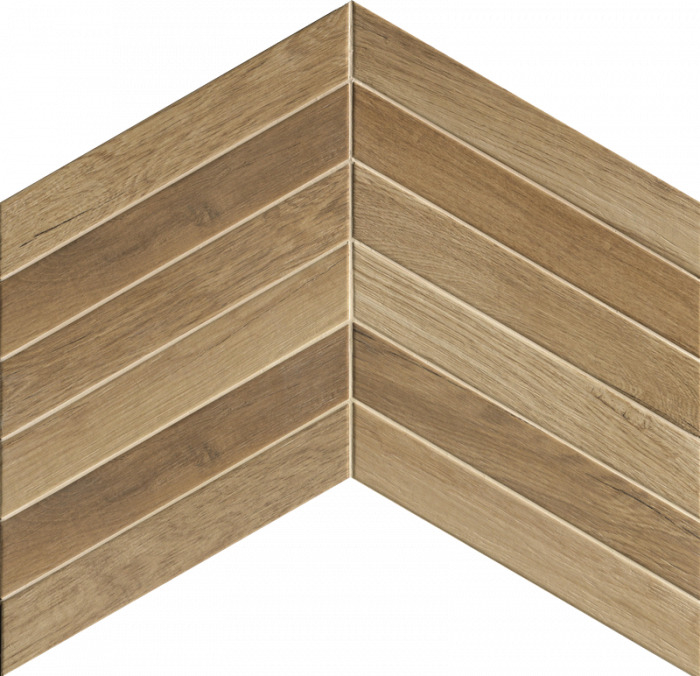 Tegelsample: Jabo Fapnest keramisch parket oak chevron 7.5x45